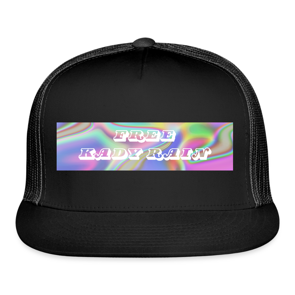 Free Kady Rain Trucker Hat - black/black