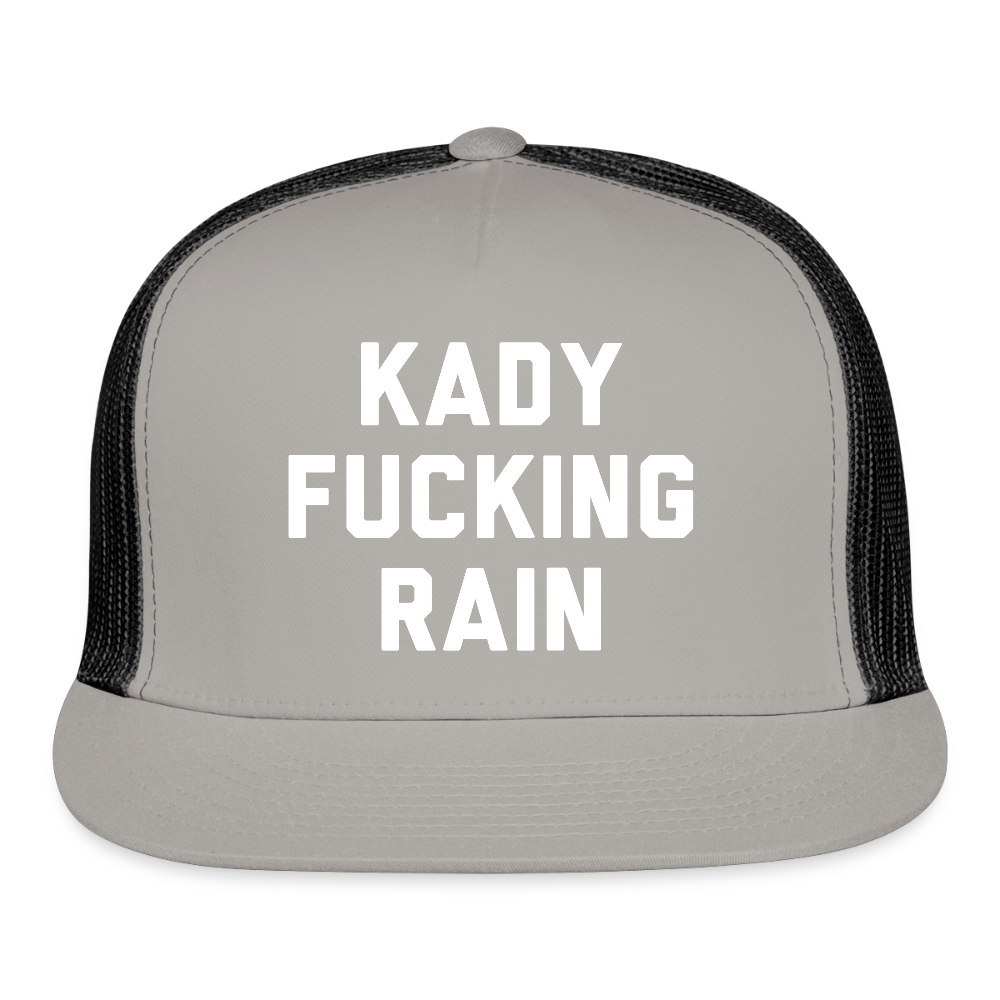 Kady F'ing Rain Trucker Hat - gray/black