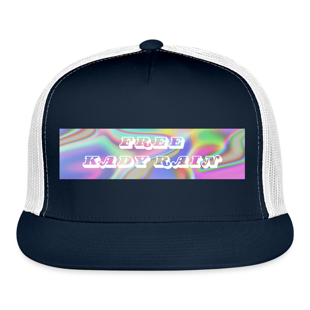Free Kady Rain Trucker Hat - navy/white