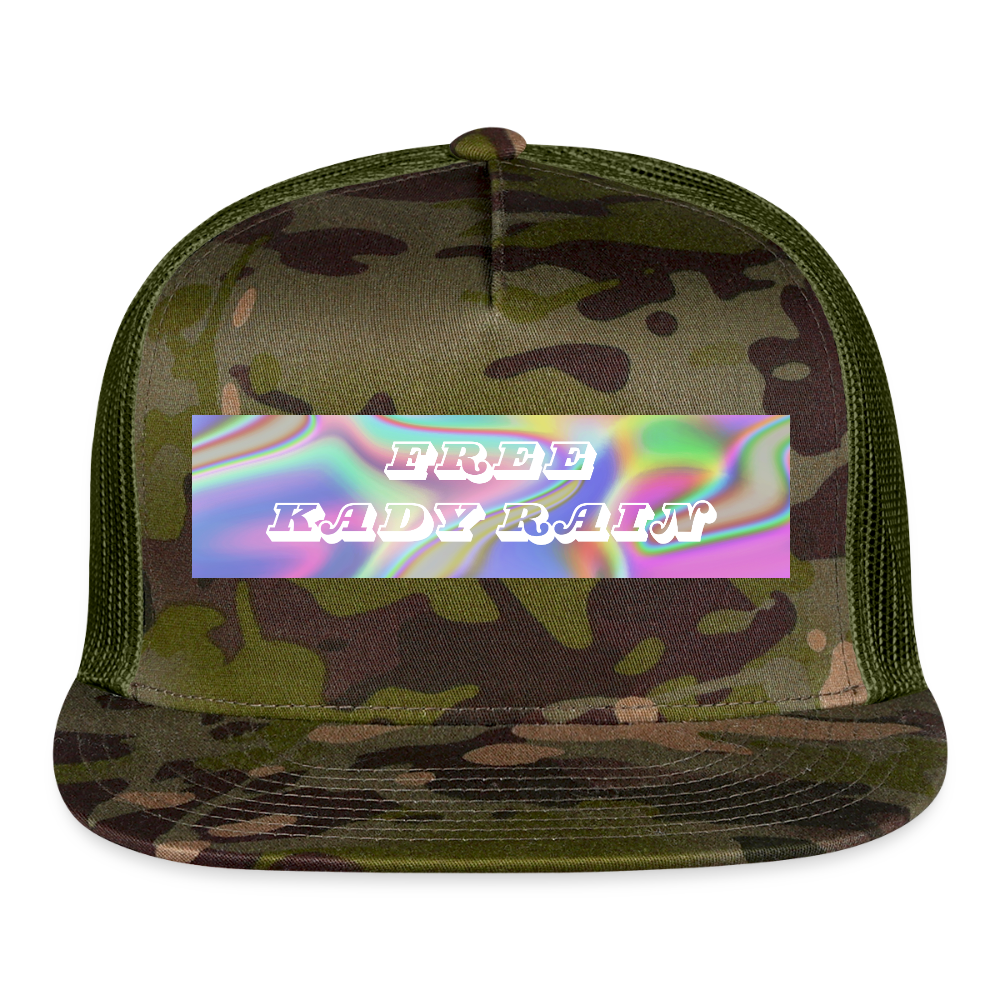Free Kady Rain Trucker Hat - MultiCam\green