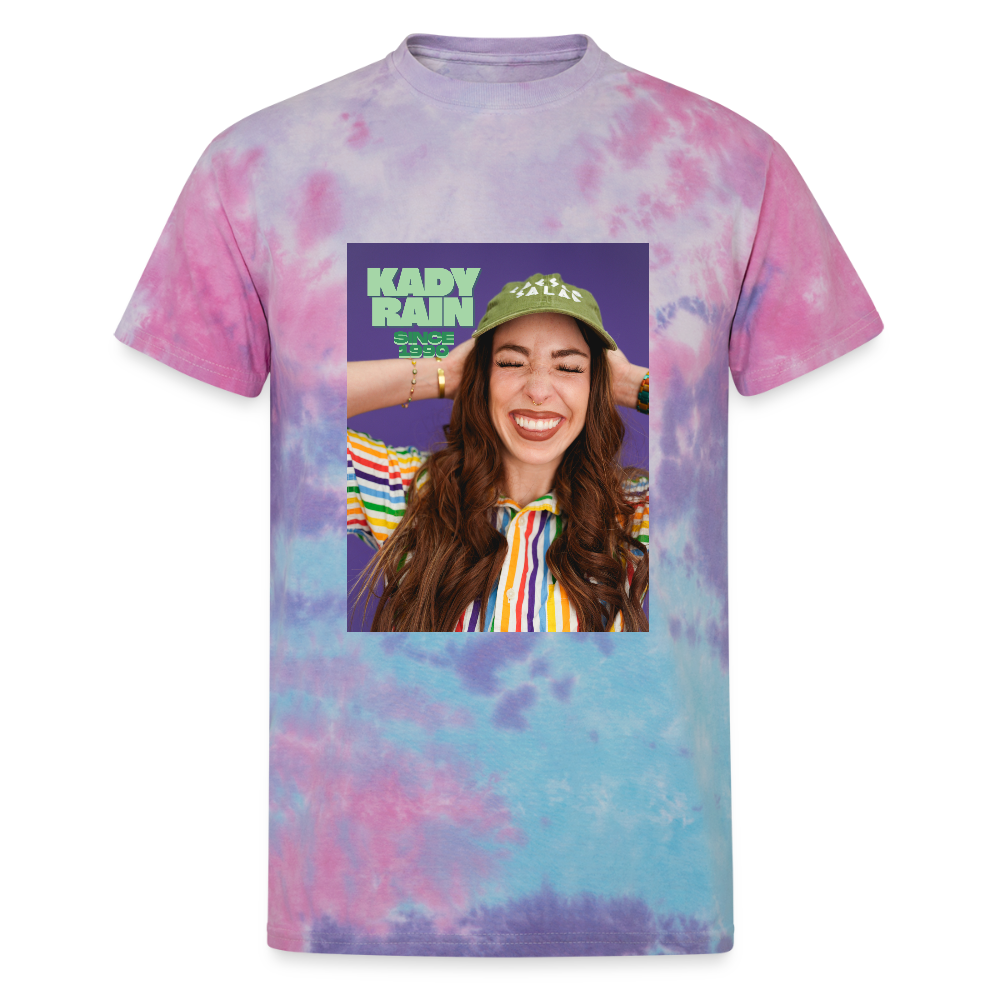 Kady Rain Since 1990 Unisex Tie Dye T-Shirt - cotton candy