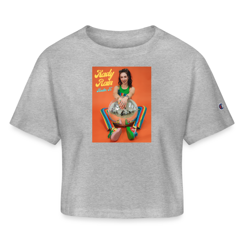 Champion Women’s Cropped T-Shirt - heather gray