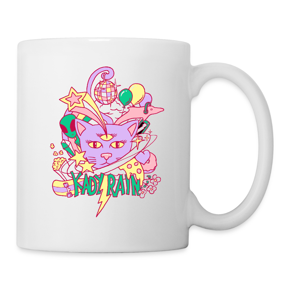 Space Cat Coffee/Tea Mug - white