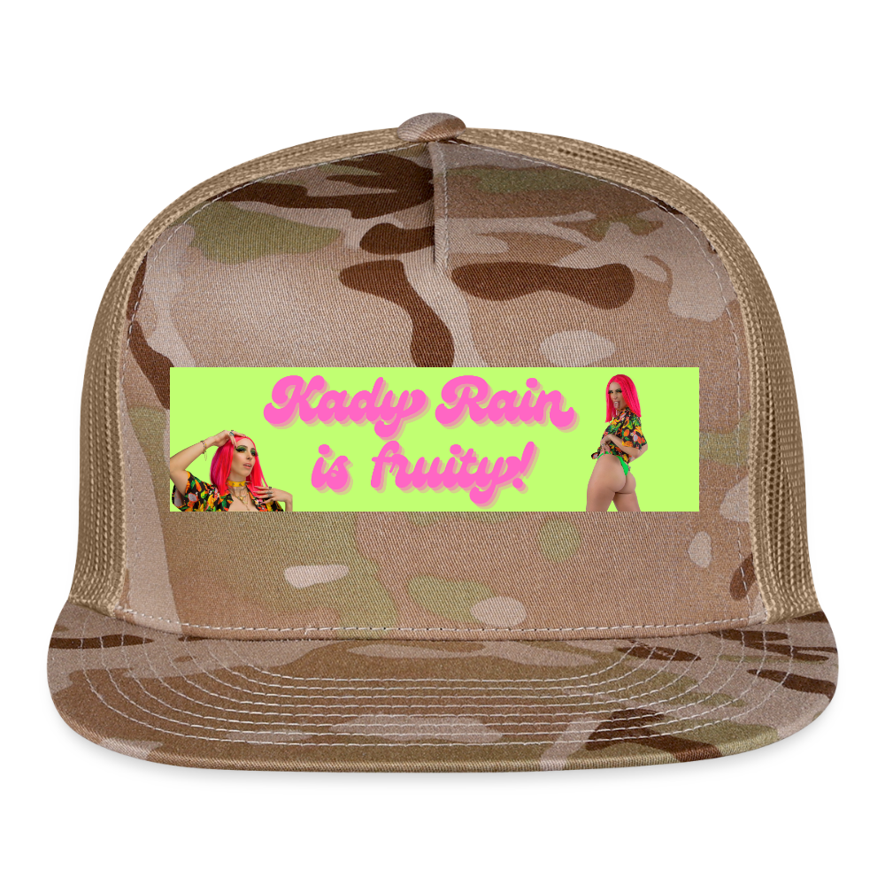 Kady Rain is Fruity Trucker Hat - MultiCam\tan