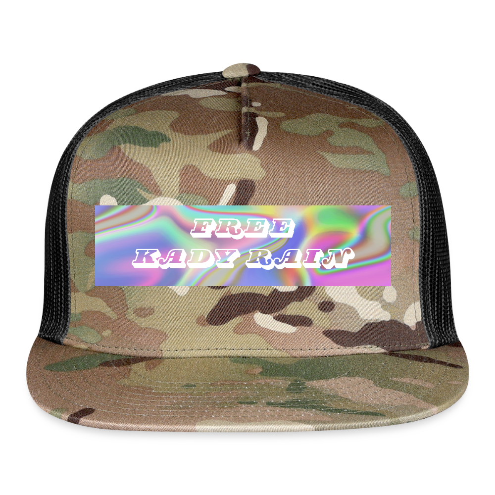 Free Kady Rain Trucker Hat - MultiCam\black