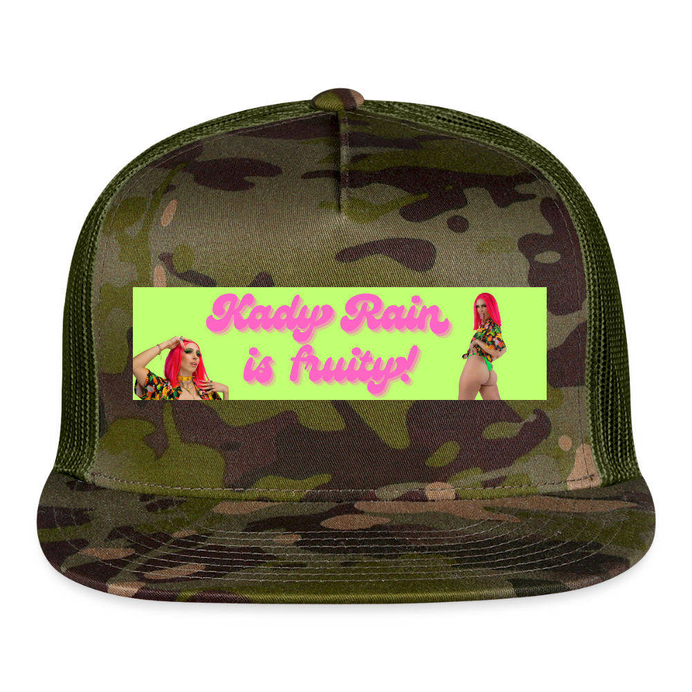 Kady Rain is Fruity Trucker Hat - MultiCam\green