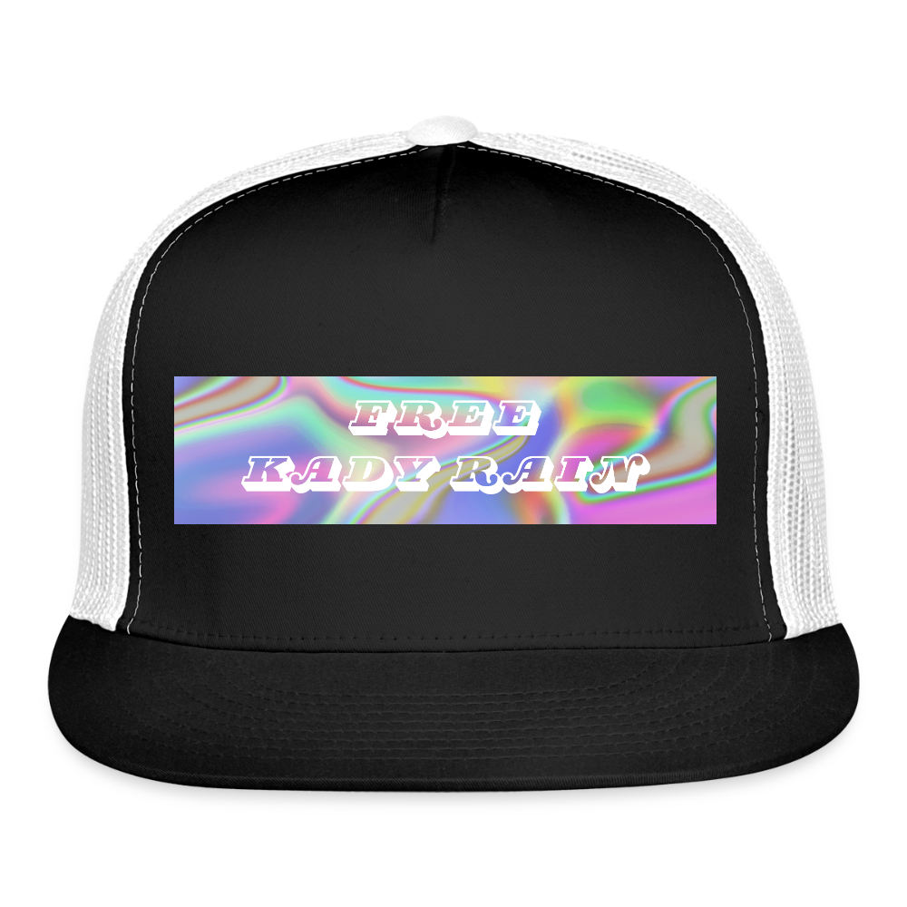 Free Kady Rain Trucker Hat - black/white