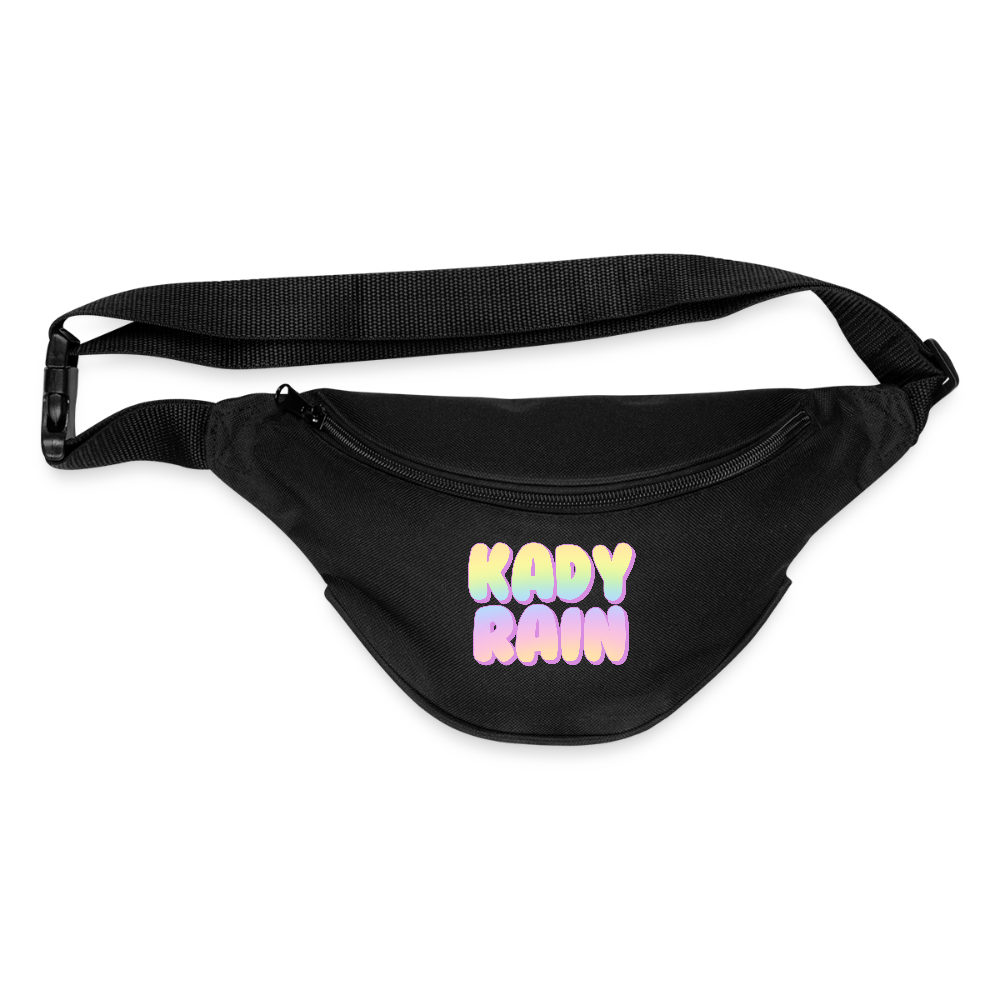 Kady Rain Rainbow Fanny Pack - black