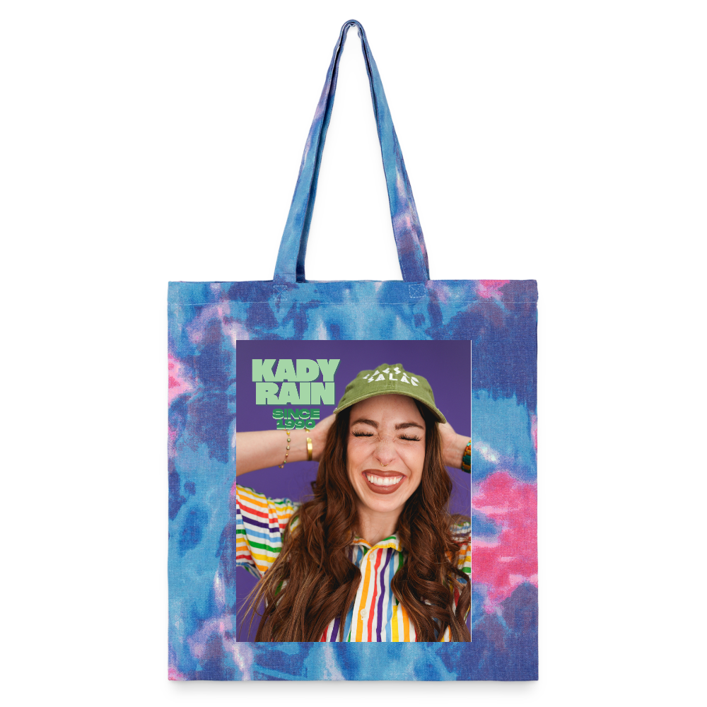 Kady Rain Since 1990 Tie Dye Tote Bag - cotton candy