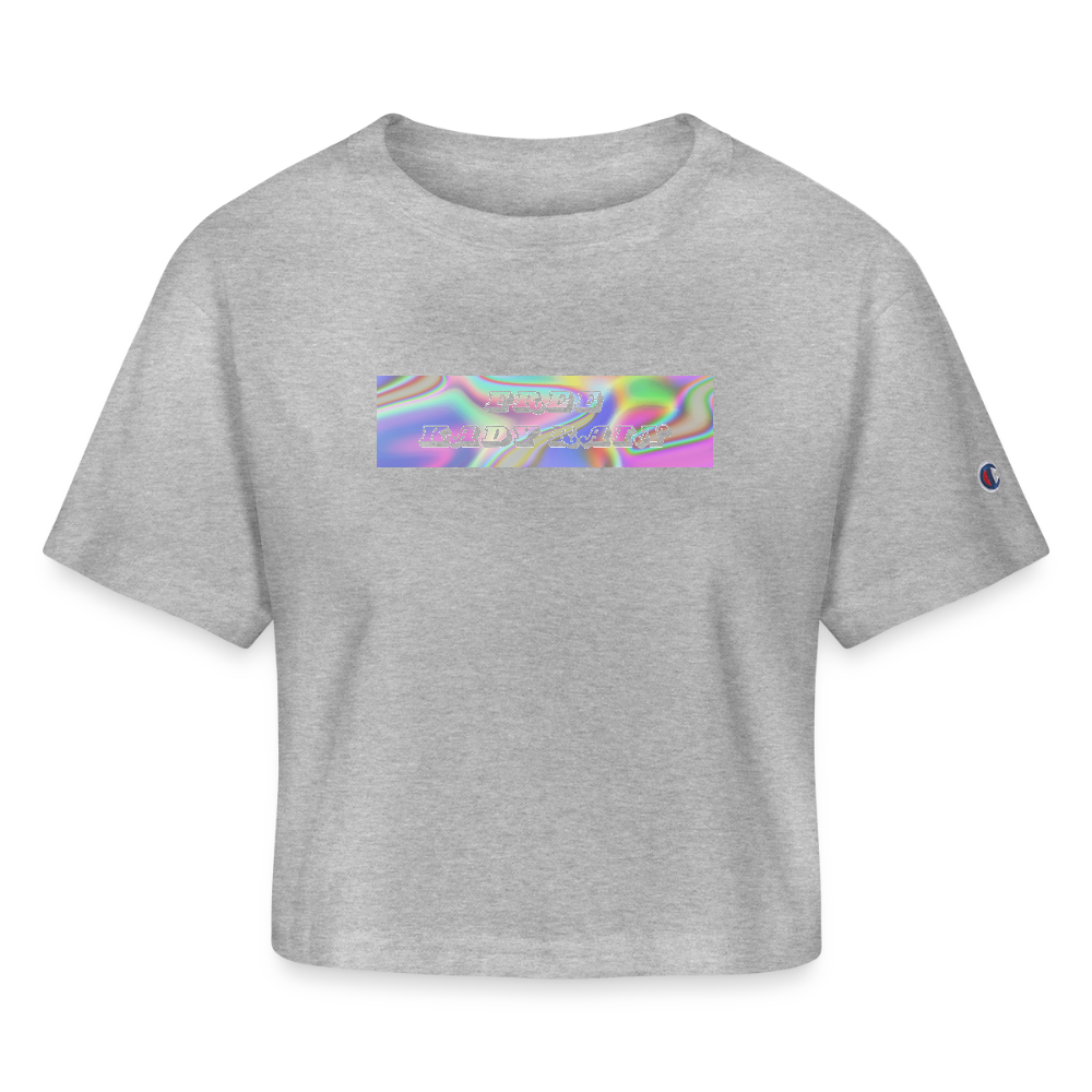 Free Kady Rain Champion Women’s Cropped T-Shirt - heather gray