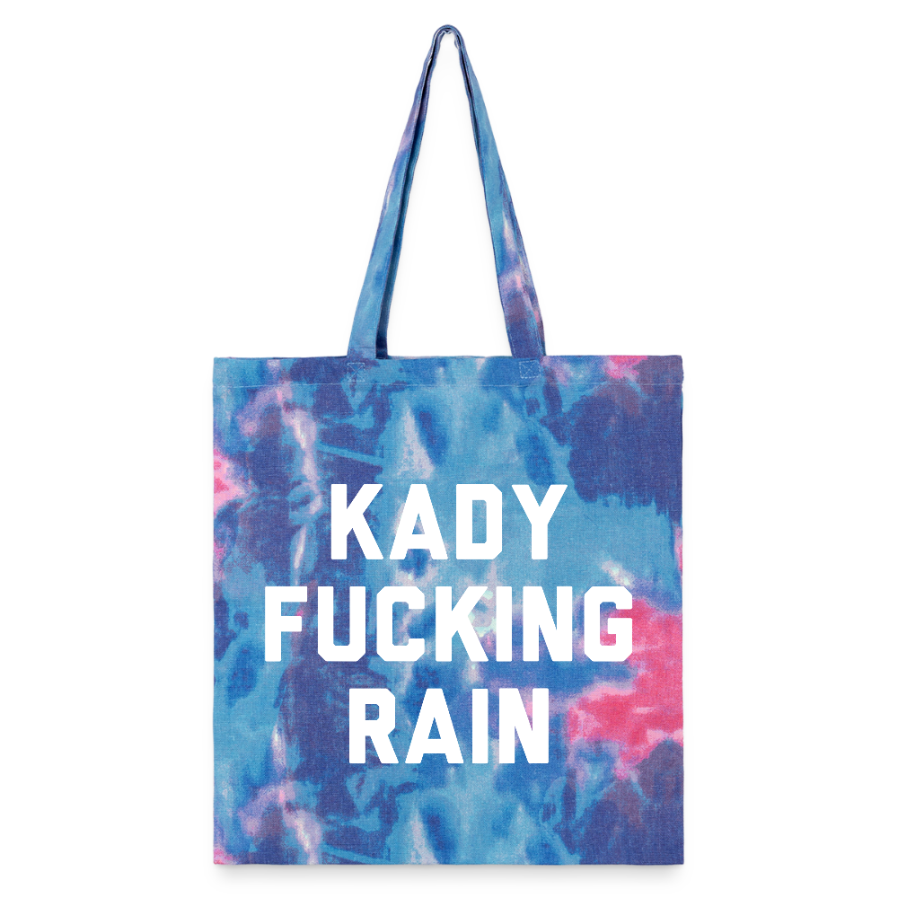 Kady F'ing Rain Tie Dye Tote Bag - cotton candy
