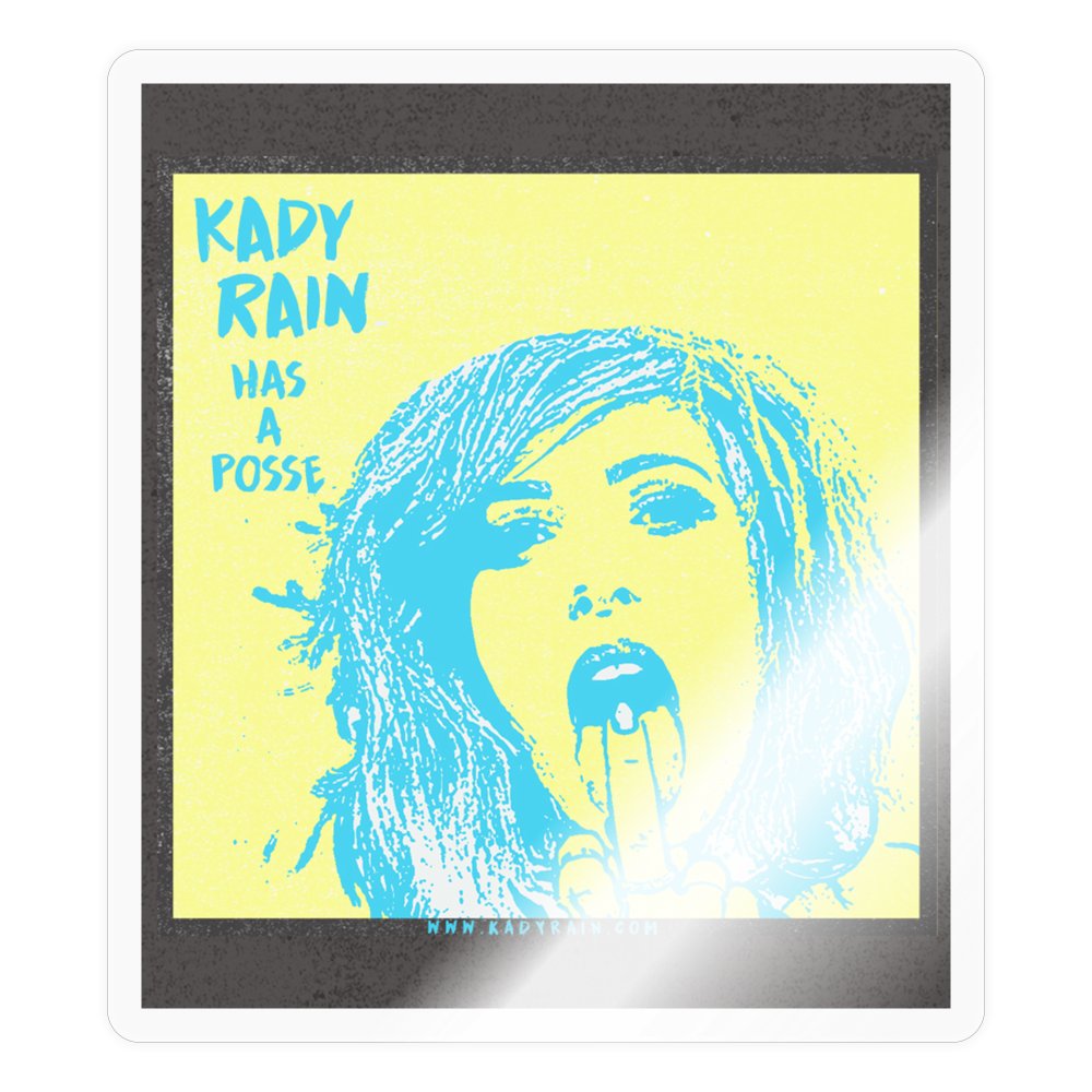 Sticker - transparent glossy