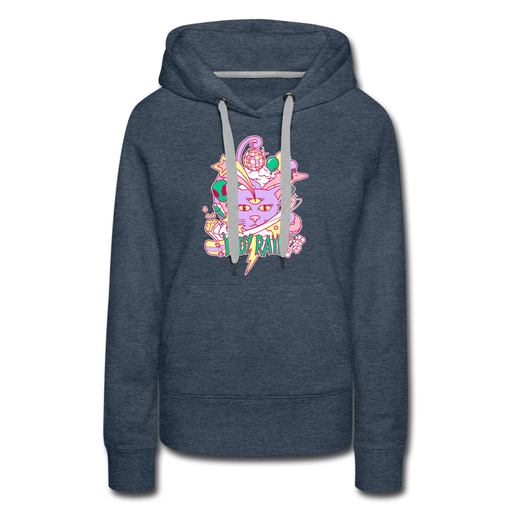 Women’s Premium Hoodie - heather denim