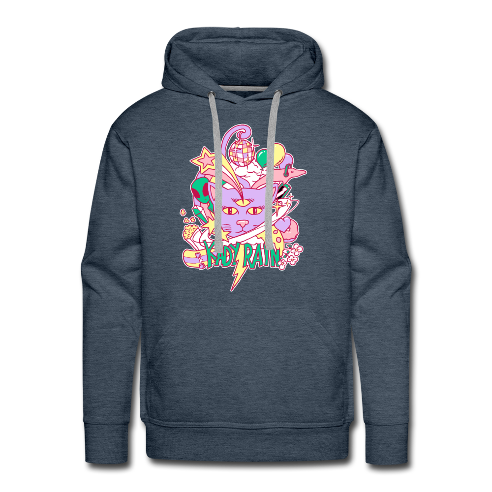Men’s Premium Hoodie - heather denim