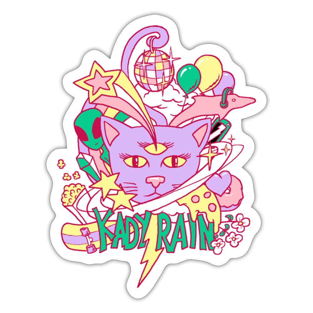 Sticker - white matte