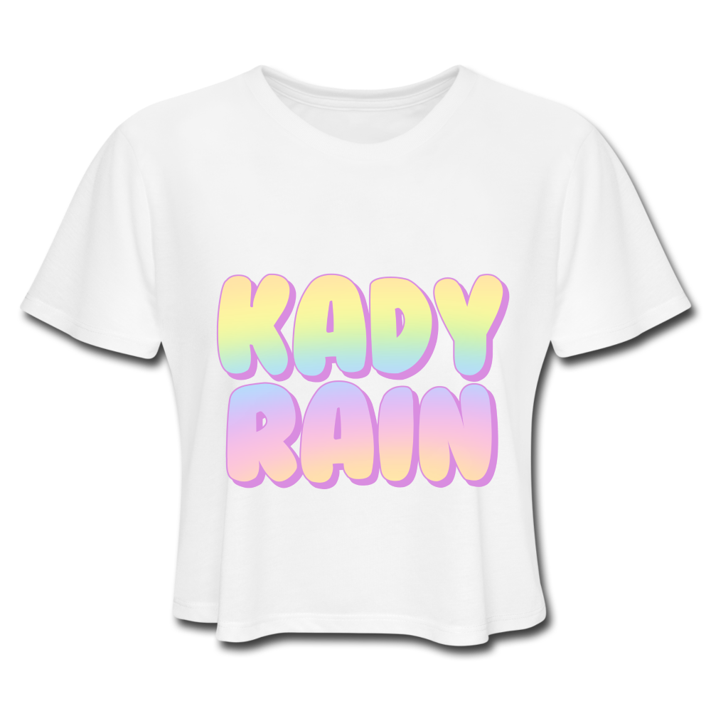 Women's Cropped T-Shirt - white