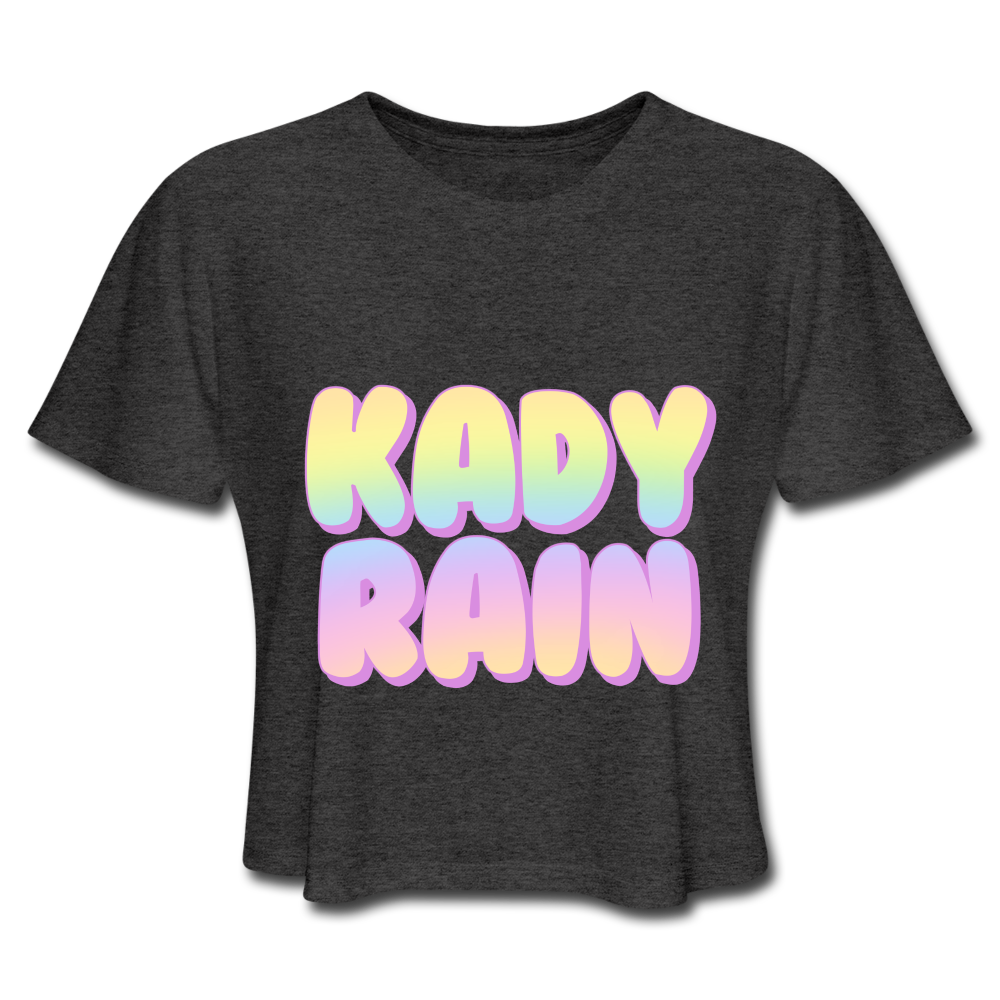 Women's Cropped T-Shirt - deep heather