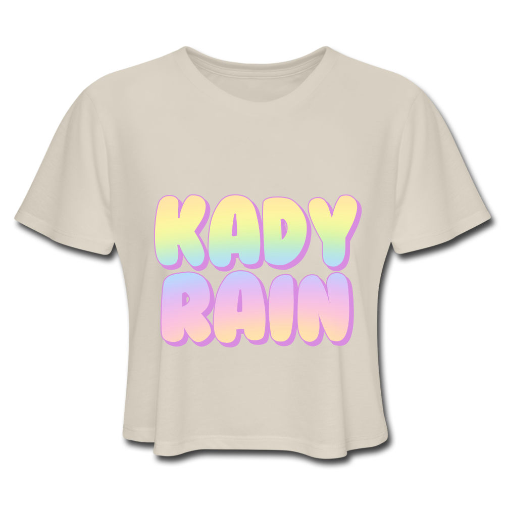 Women's Cropped T-Shirt - dust
