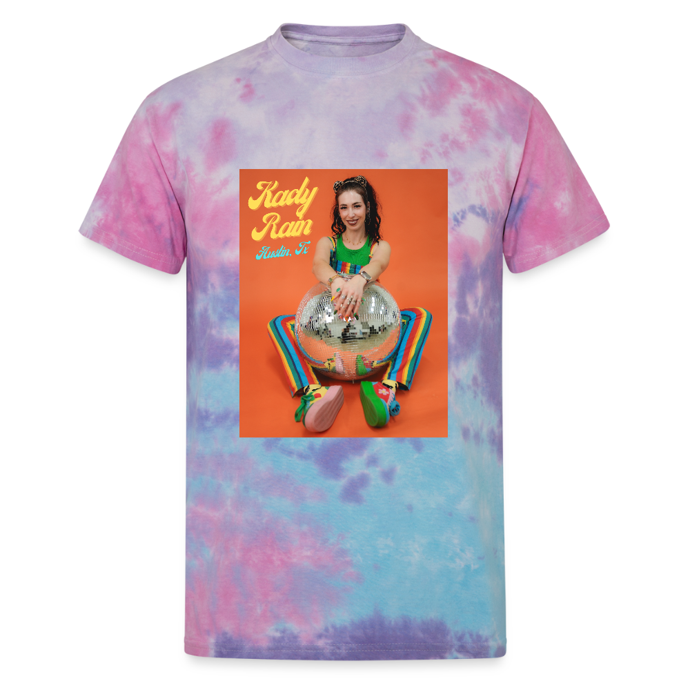 Kady Rain Austin TX Unisex Tie Dye T-Shirt - cotton candy