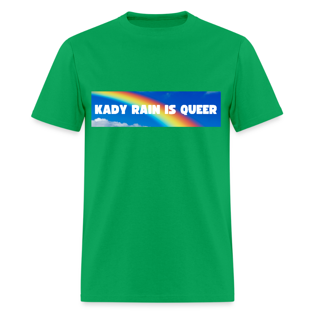 Kady Rain is Queer Unisex Classic T-Shirt - bright green