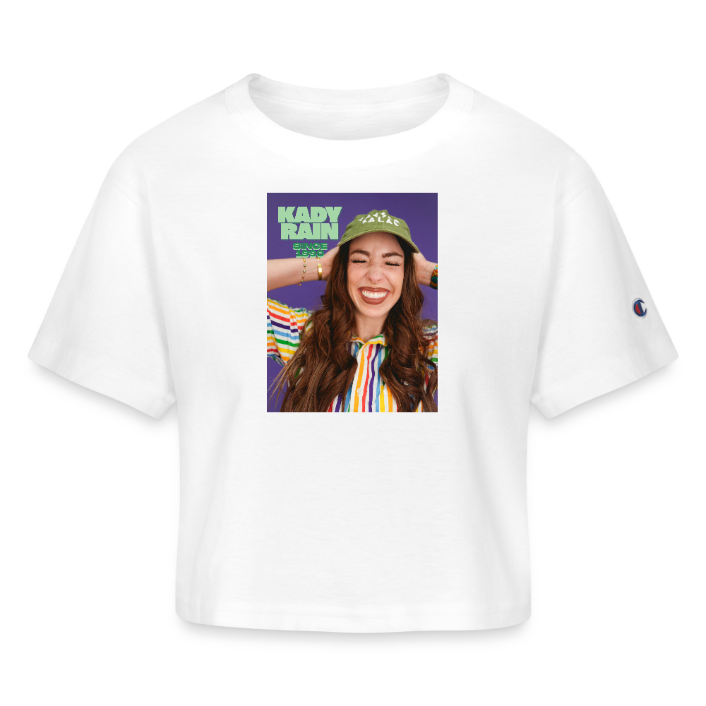 Champion Women’s Cropped T-Shirt - white