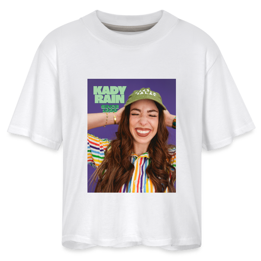 Kady Rain Since 1990 Women's Boxy Tee - white