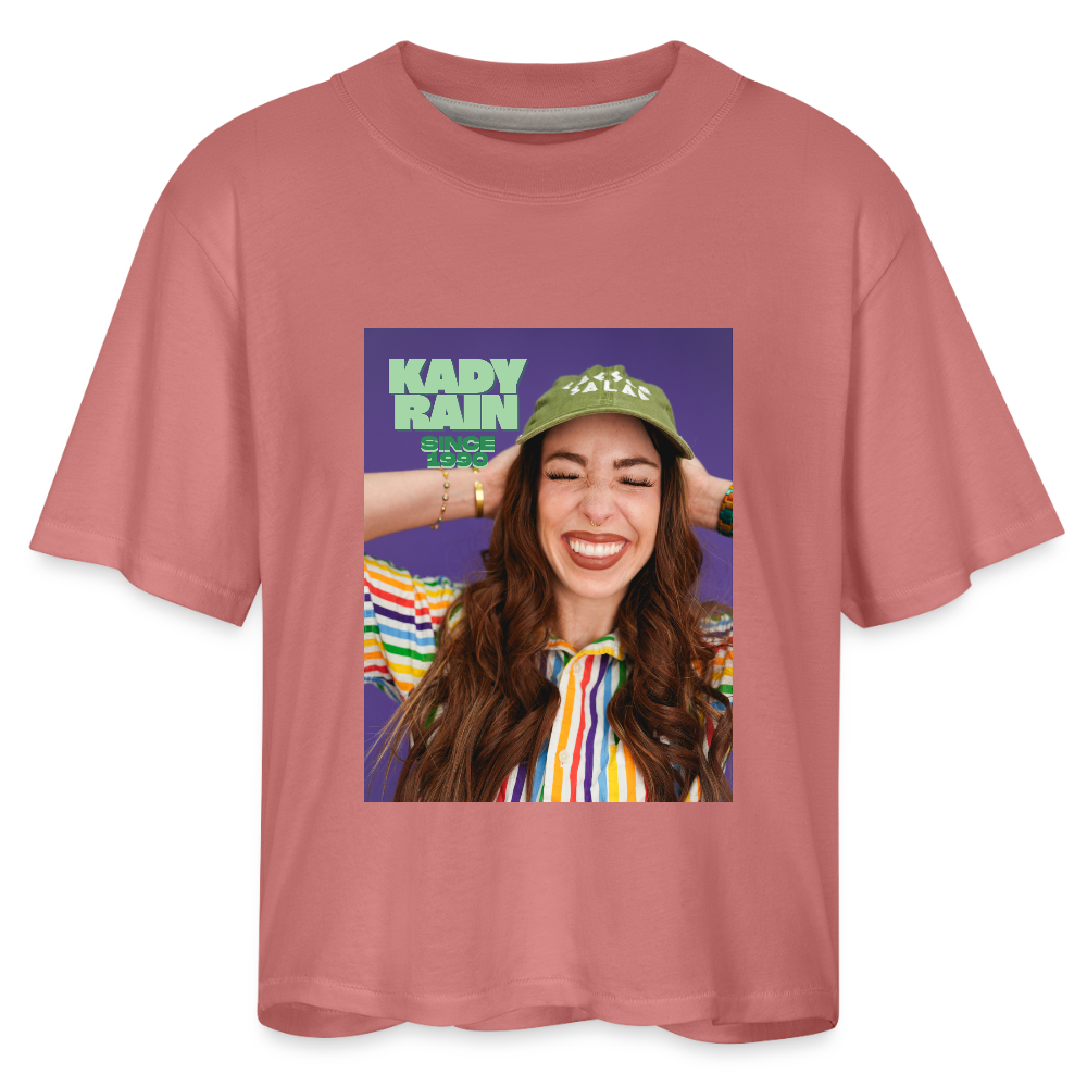 Kady Rain Since 1990 Women's Boxy Tee - mauve