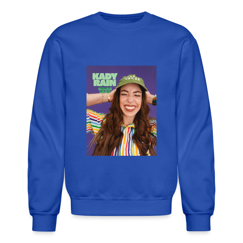Kady Rain Since 1990 Crewneck Sweatshirt - royal blue