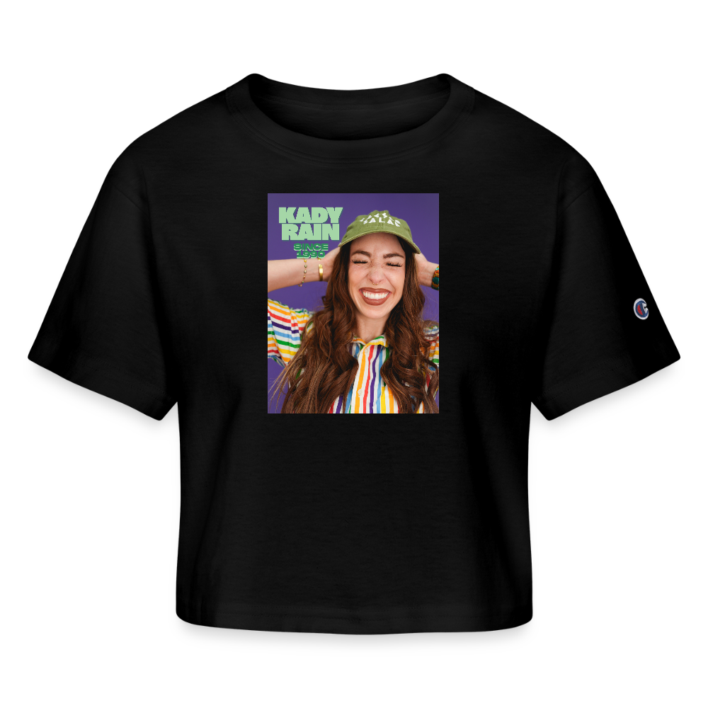 Champion Women’s Cropped T-Shirt - black