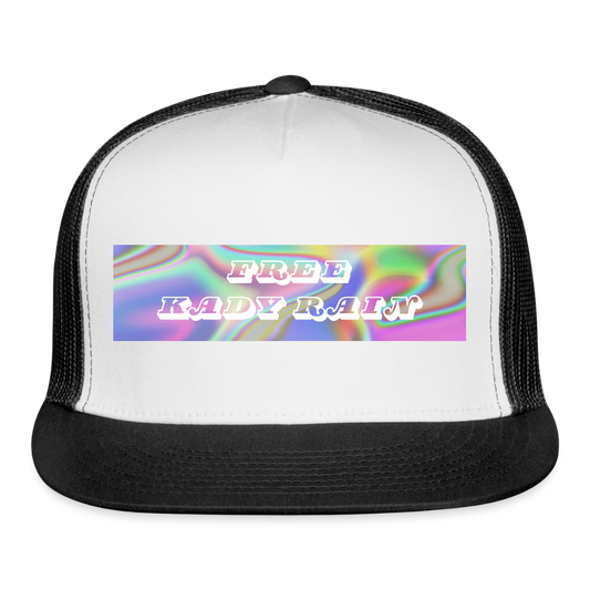 Free Kady Rain Trucker Hat - white/black