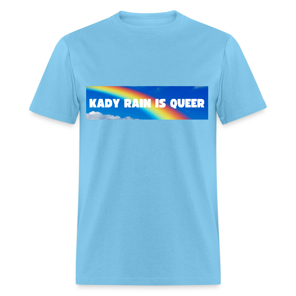 Kady Rain is Queer Unisex Classic T-Shirt - aquatic blue