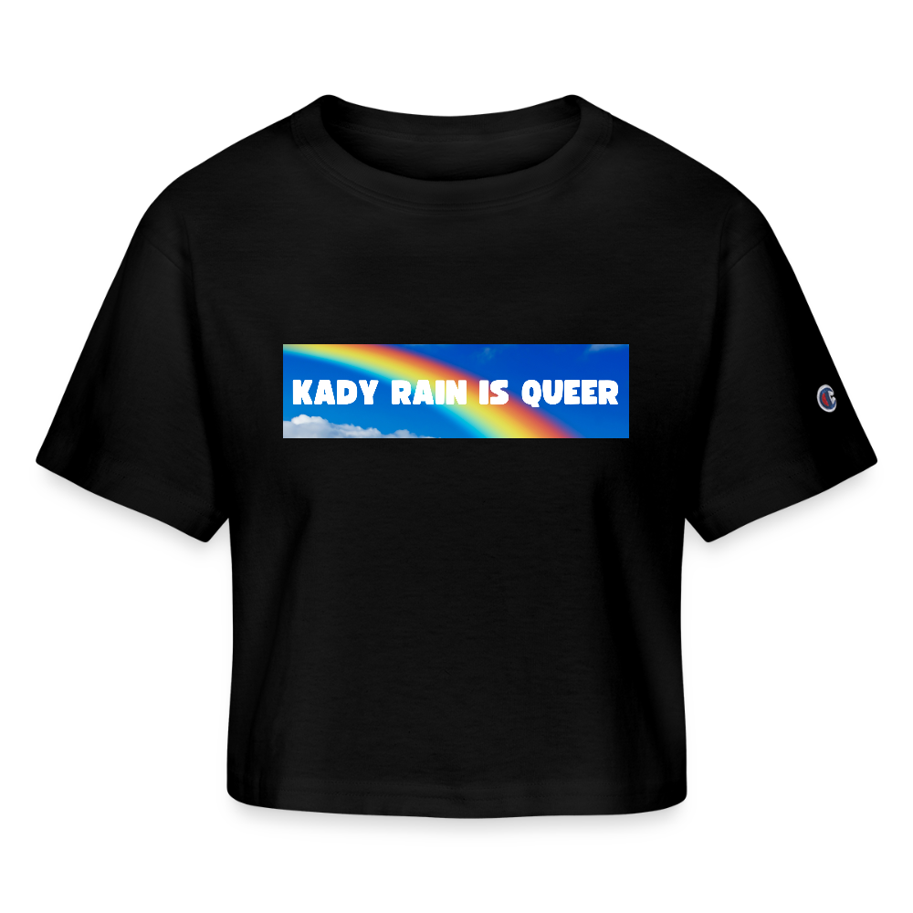 Champion Women’s Cropped T-Shirt - black