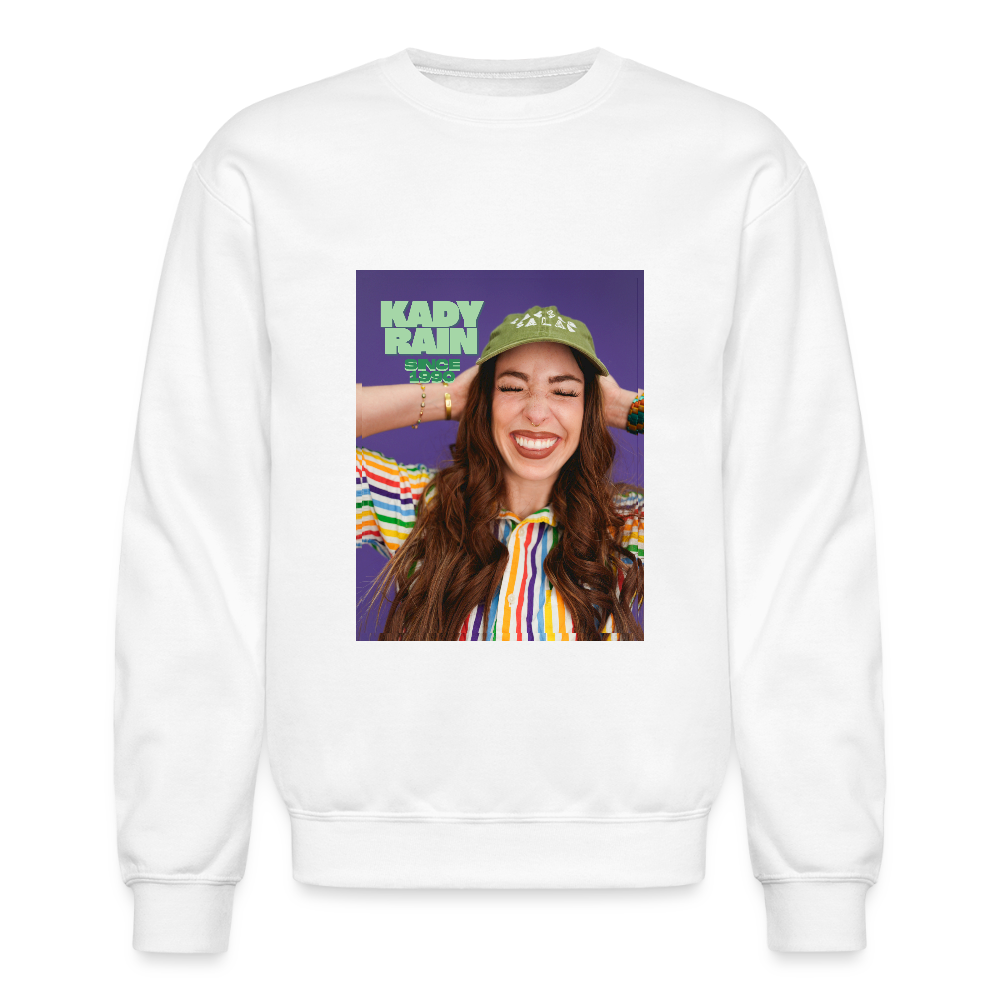 Kady Rain Since 1990 Crewneck Sweatshirt - white