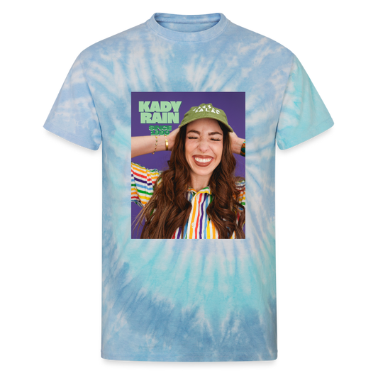 Kady Rain Since 1990 Unisex Tie Dye T-Shirt - blue lagoon