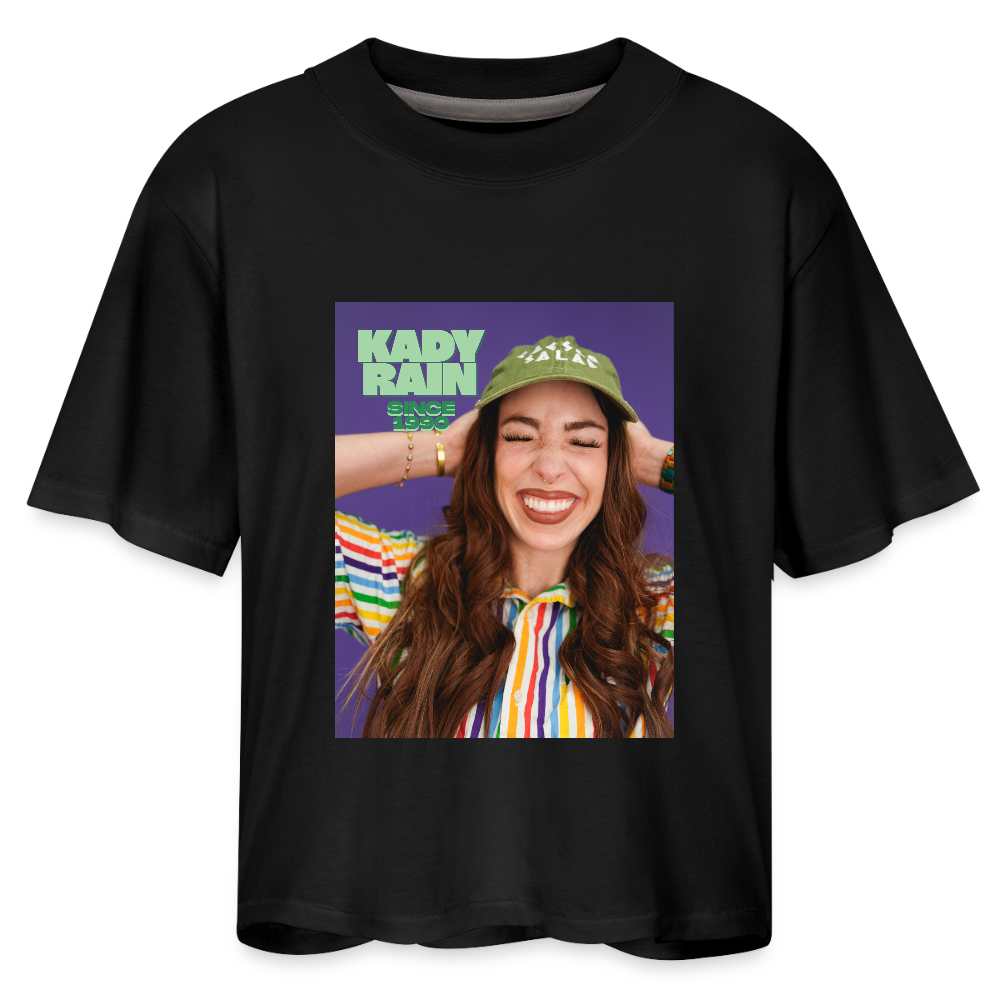 Kady Rain Since 1990 Women's Boxy Tee - black