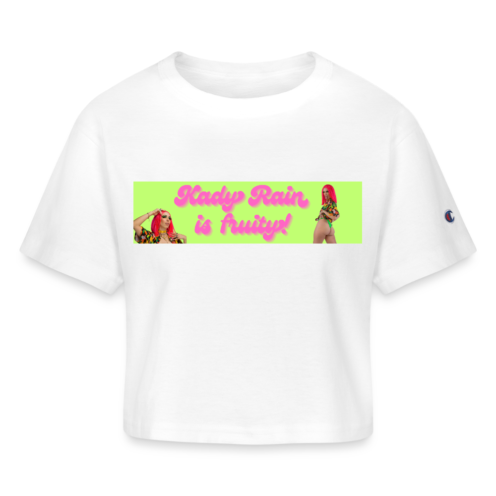 Champion Women’s Cropped T-Shirt - white