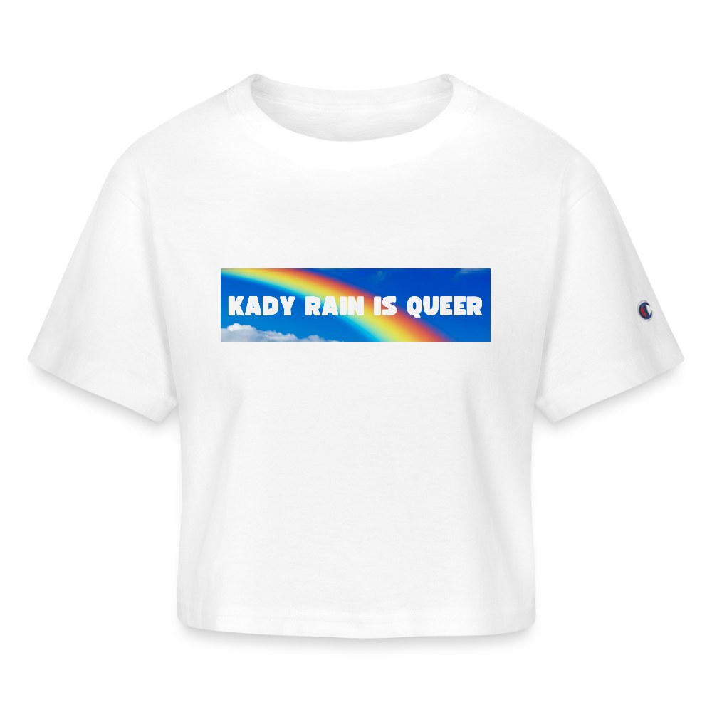 Champion Women’s Cropped T-Shirt - white