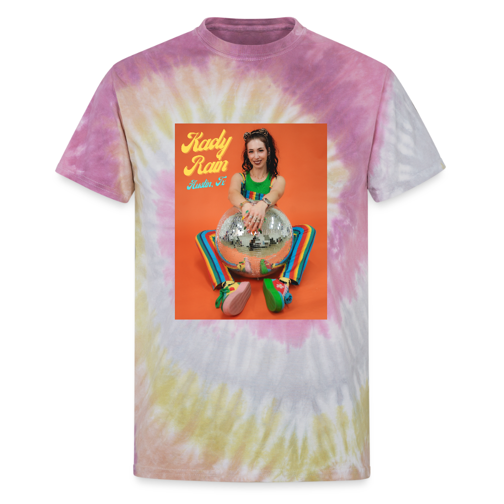 Kady Rain Austin TX Unisex Tie Dye T-Shirt - Desert Rose