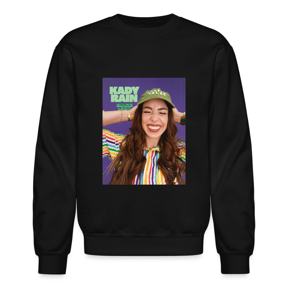 Kady Rain Since 1990 Crewneck Sweatshirt - black
