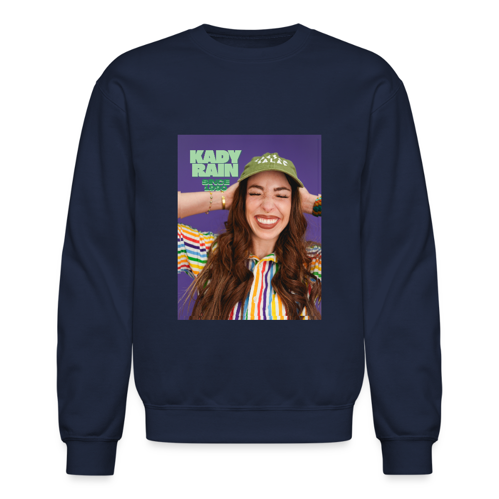 Kady Rain Since 1990 Crewneck Sweatshirt - navy