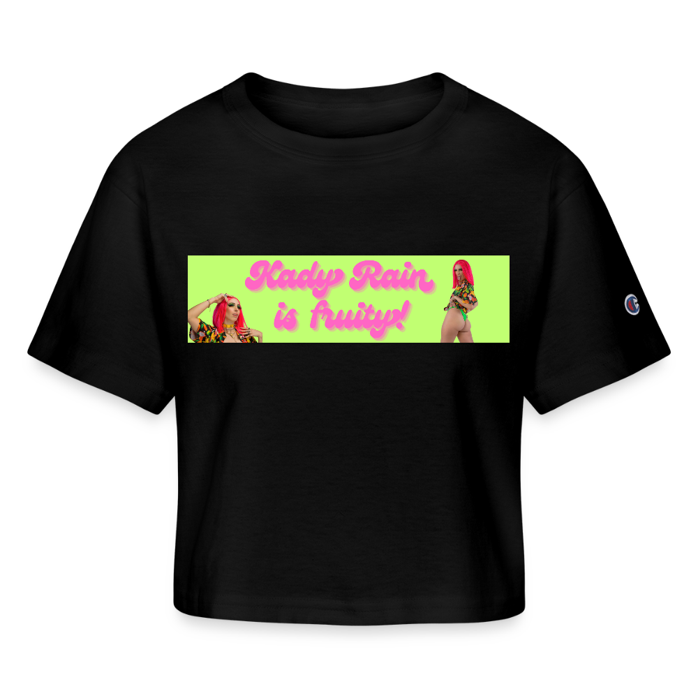 Champion Women’s Cropped T-Shirt - black