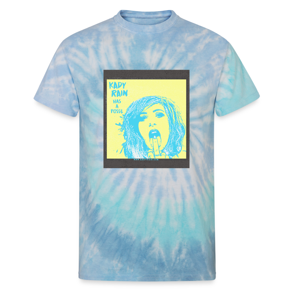 Unisex Tie Dye T-Shirt - blue lagoon