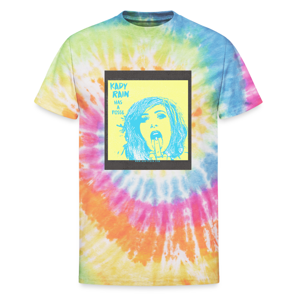 Unisex Tie Dye T-Shirt - rainbow