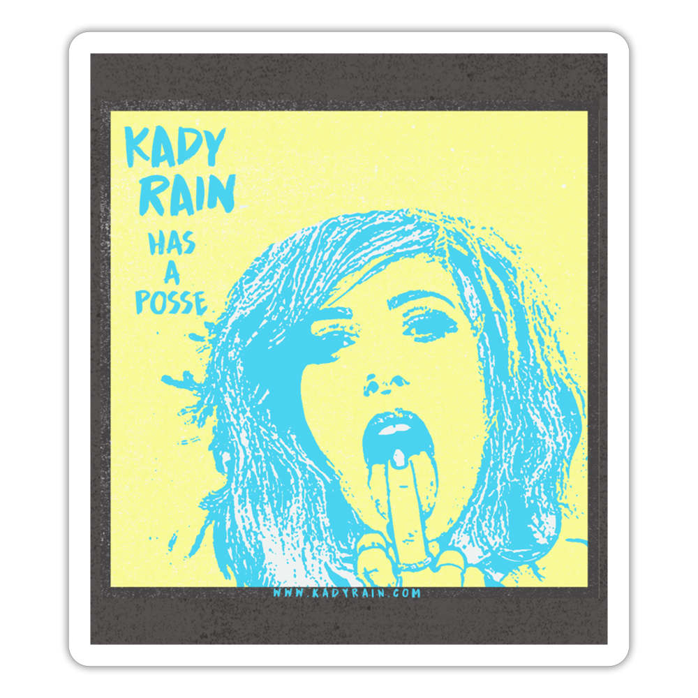 Sticker - white matte