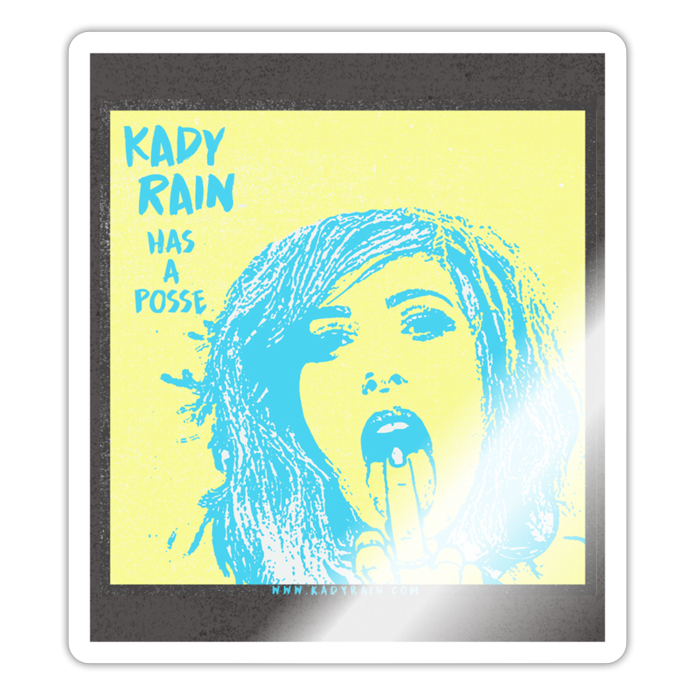 Sticker - white glossy