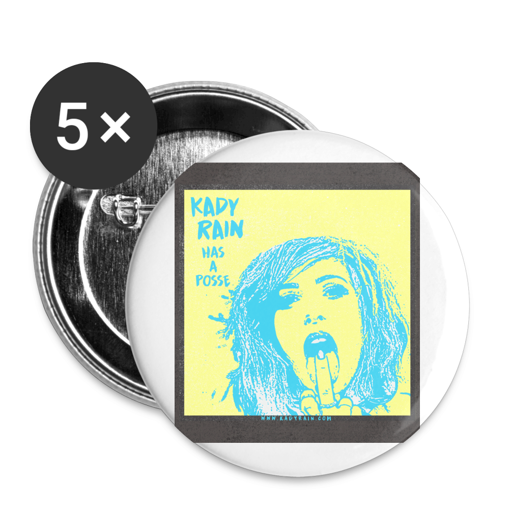 Buttons large 2.2'' (5-pack) - white