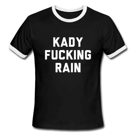 Men's Ringer T-Shirt - black/white
