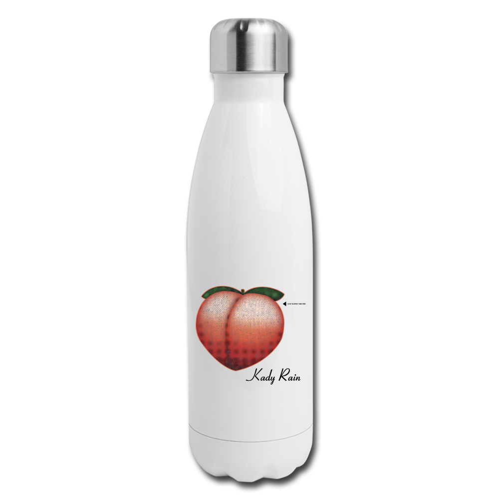 Insulated Stainless Steel Water Bottle - white