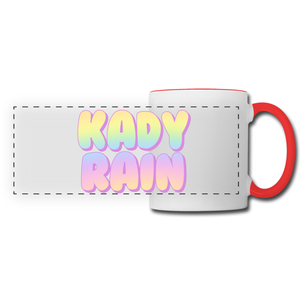 Panoramic Mug - white/red
