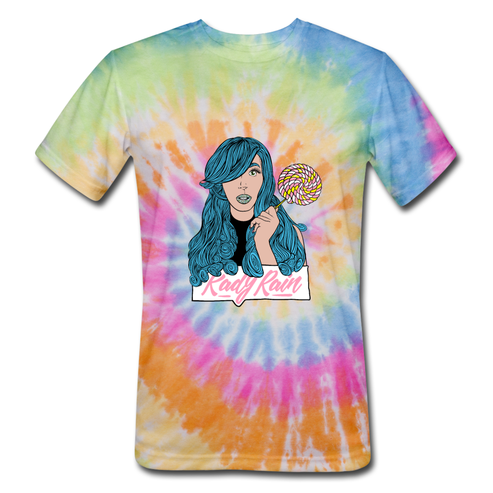 Unisex Tie Dye T-Shirt - rainbow